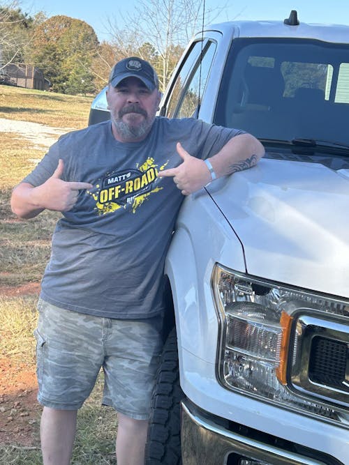 Matt Off-Road Tire Tread T-Shirt DarkGray