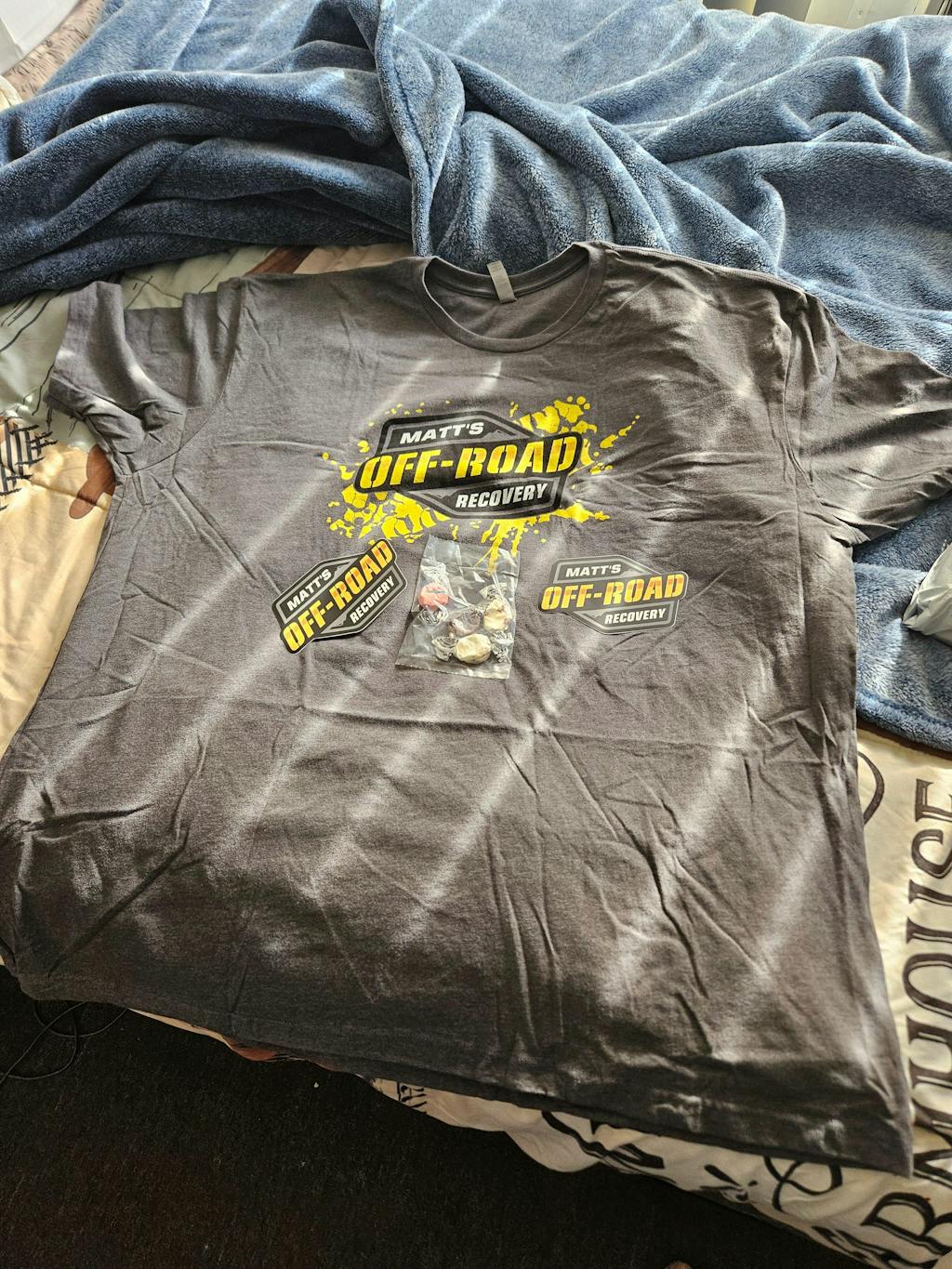 Matt Off-Road Tire Tread T-Shirt