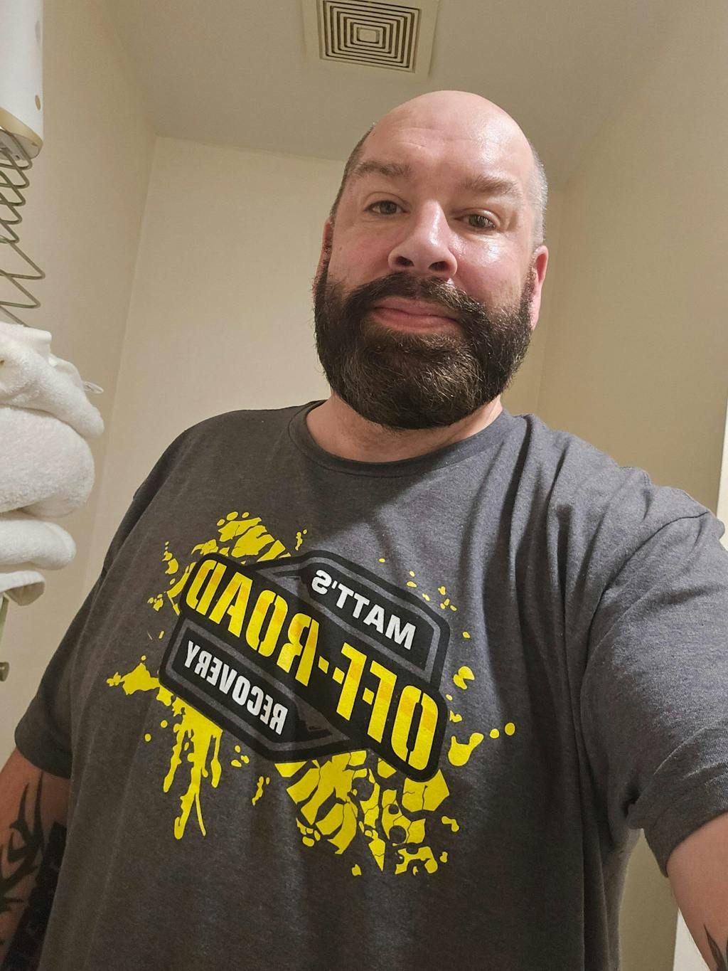 Matt Off-Road Tire Tread T-Shirt