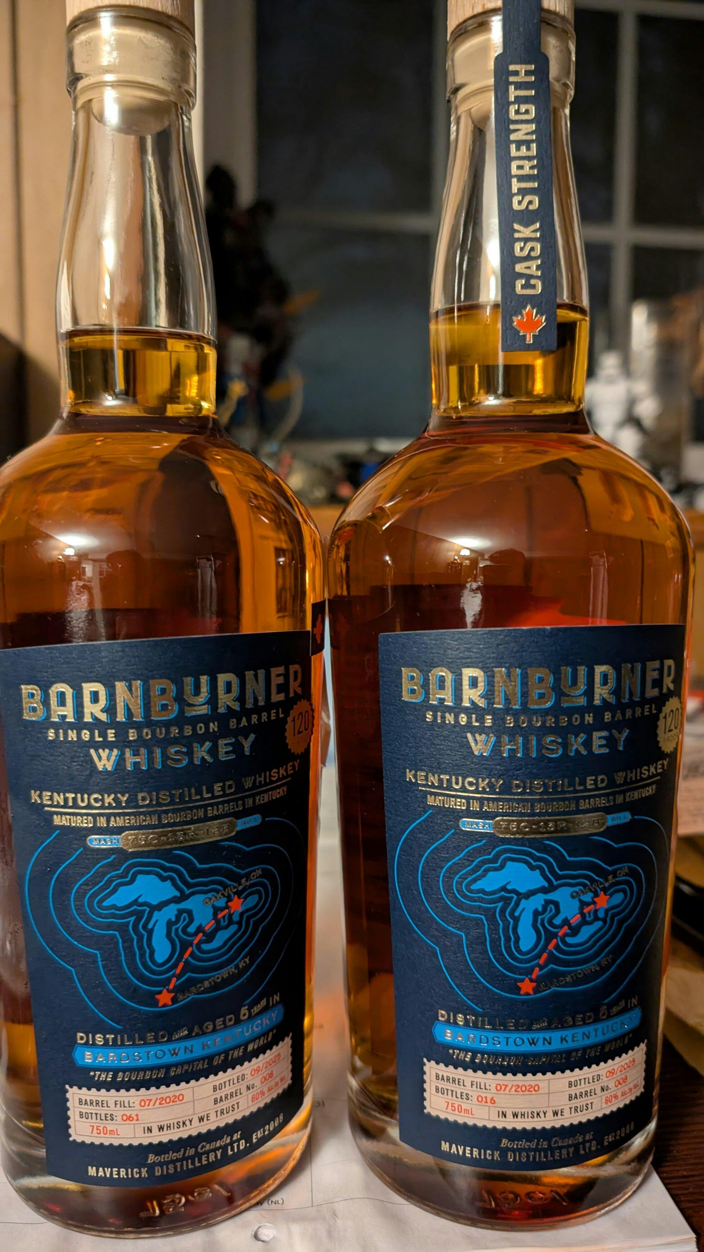 BARNBURNER CASK BOURBON - 60% abv. – Maverick Distillery