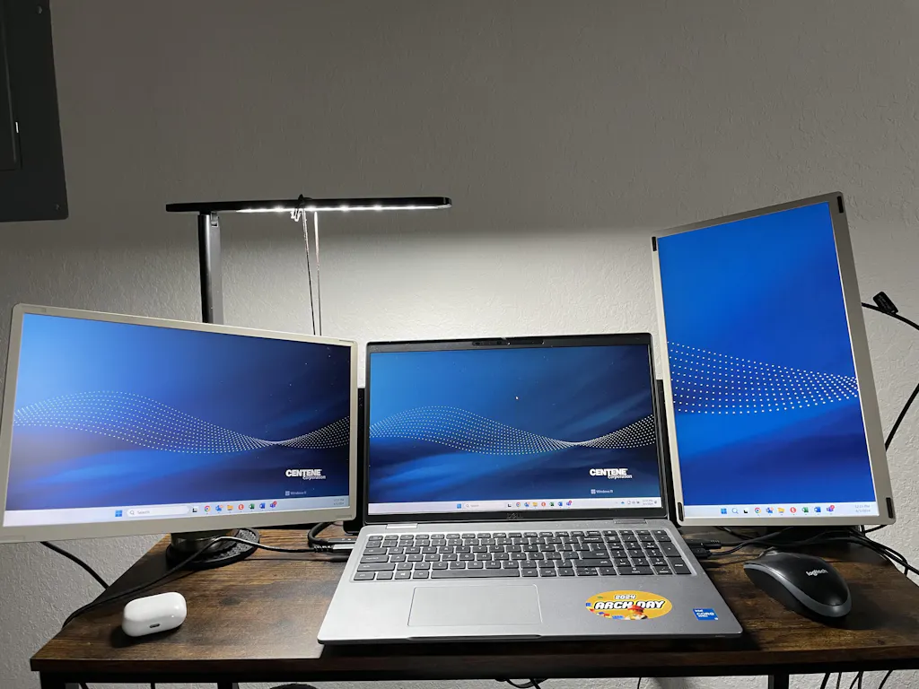 Maxfree S6 15.6" Triple Monitor for Laptop