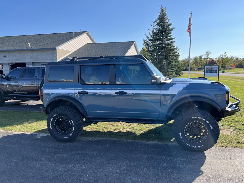 2021 2024 Ford Bronco 4" Maxlider Bros Stage1 Lift Kit 4 Door SAS