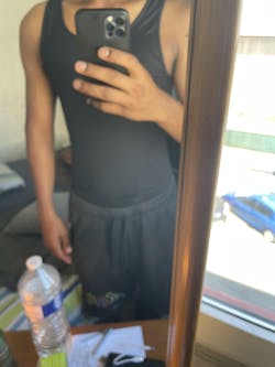 MaxxTEEM Seamless Gynecomastia Chest Compression Shirt Hide Man Boobs