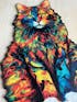 Color Changing Cat Wooden Jigsaw Puzzle