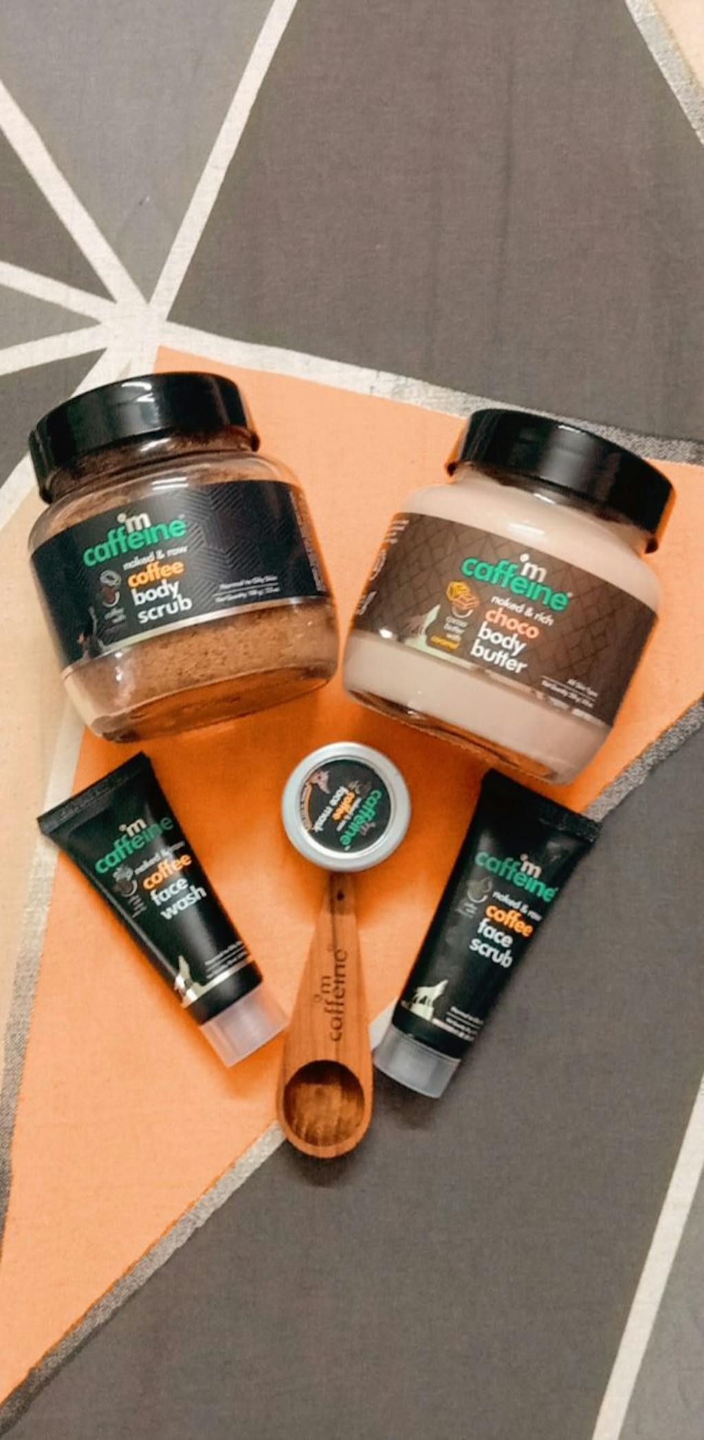 Body Polishing Kit Caffeine Body Scrub and Body Butter Online