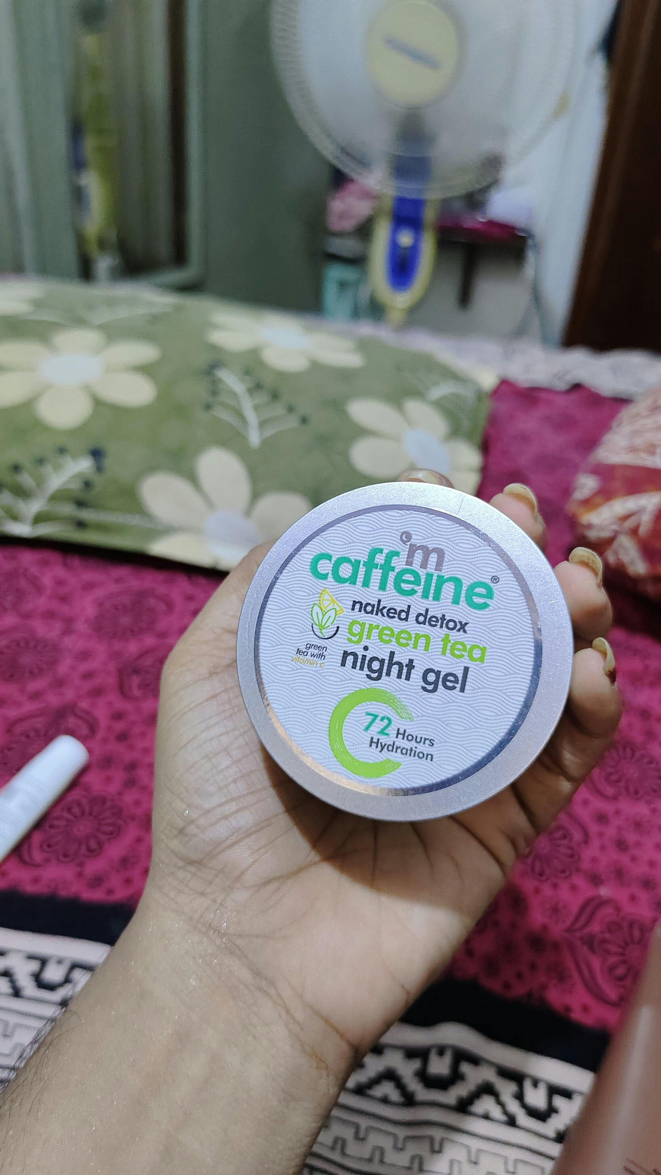 Buy Green Tea Night Gel With Vitamin C 50ml Online In India mCaffeine