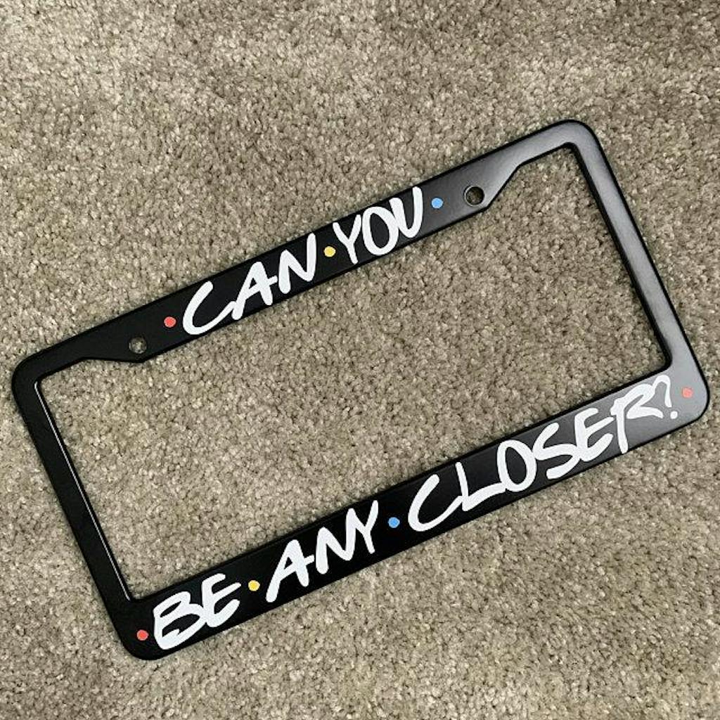 I'm The Black Jeep Of The Family Aluminum Car License Plate Frame