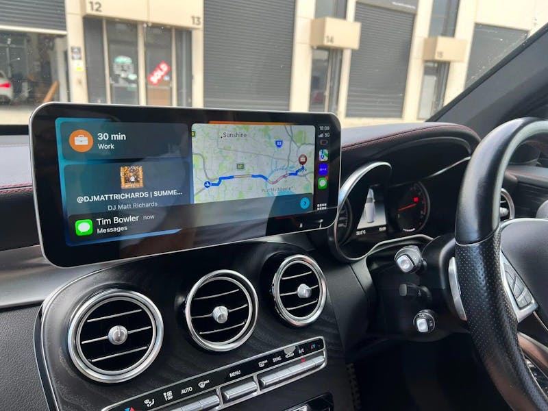 12.3 inch Mercede Benz C/GLC W205 NTG 5.5 2019-2020 Android Car Radio