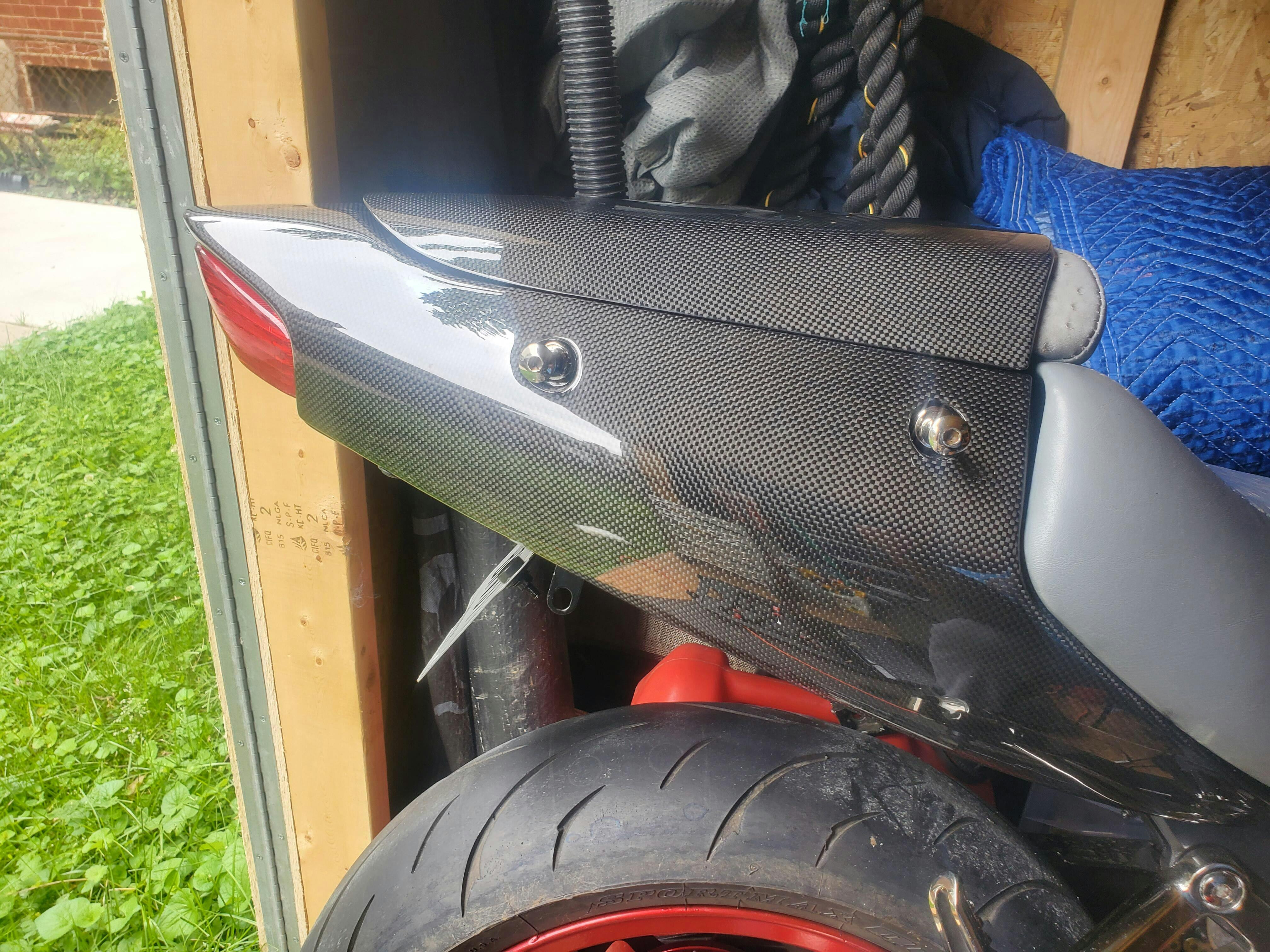 Carbon Fiber Kawasaki ZX 12 R 02-05 Rear Tail - MDI-CarbonFiber