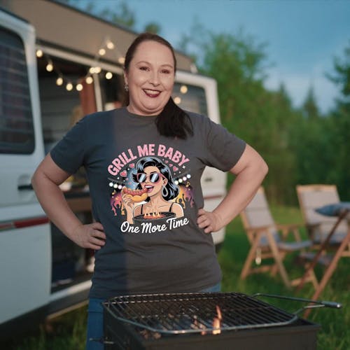 Grill me Baby - One more TimeHigherBlanks Premium T-Shirt
