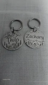 Médaille pour Chien Ronde à Personnaliser