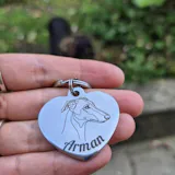 Médaille Lévrier Personnalisée