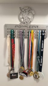 Medallero Fútbol Personalizado con Nombre