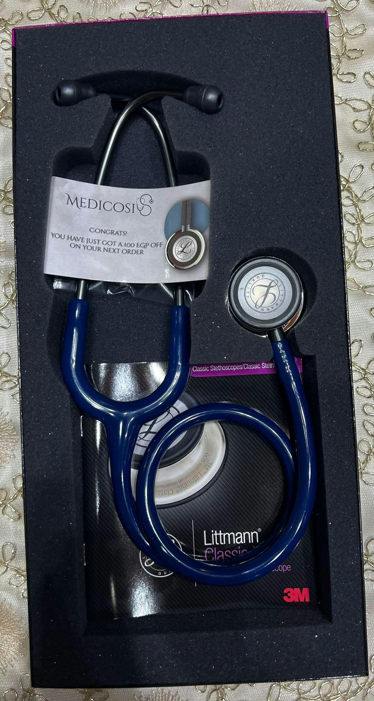 3M™ Littmann® Classic III™ Stethoscope - Navy blue tube & Mirror