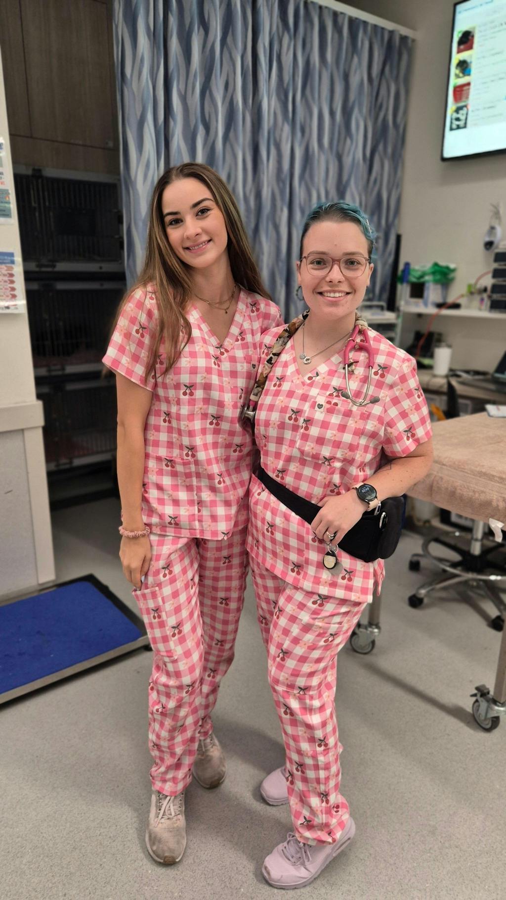 Cherry Picnic Scrub Set