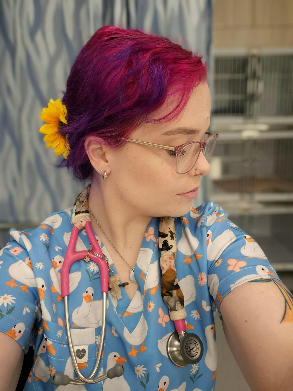 Waddle Ducks Scrub Top