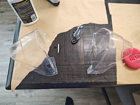 Vacuum Formed Lens - Halo Helmets