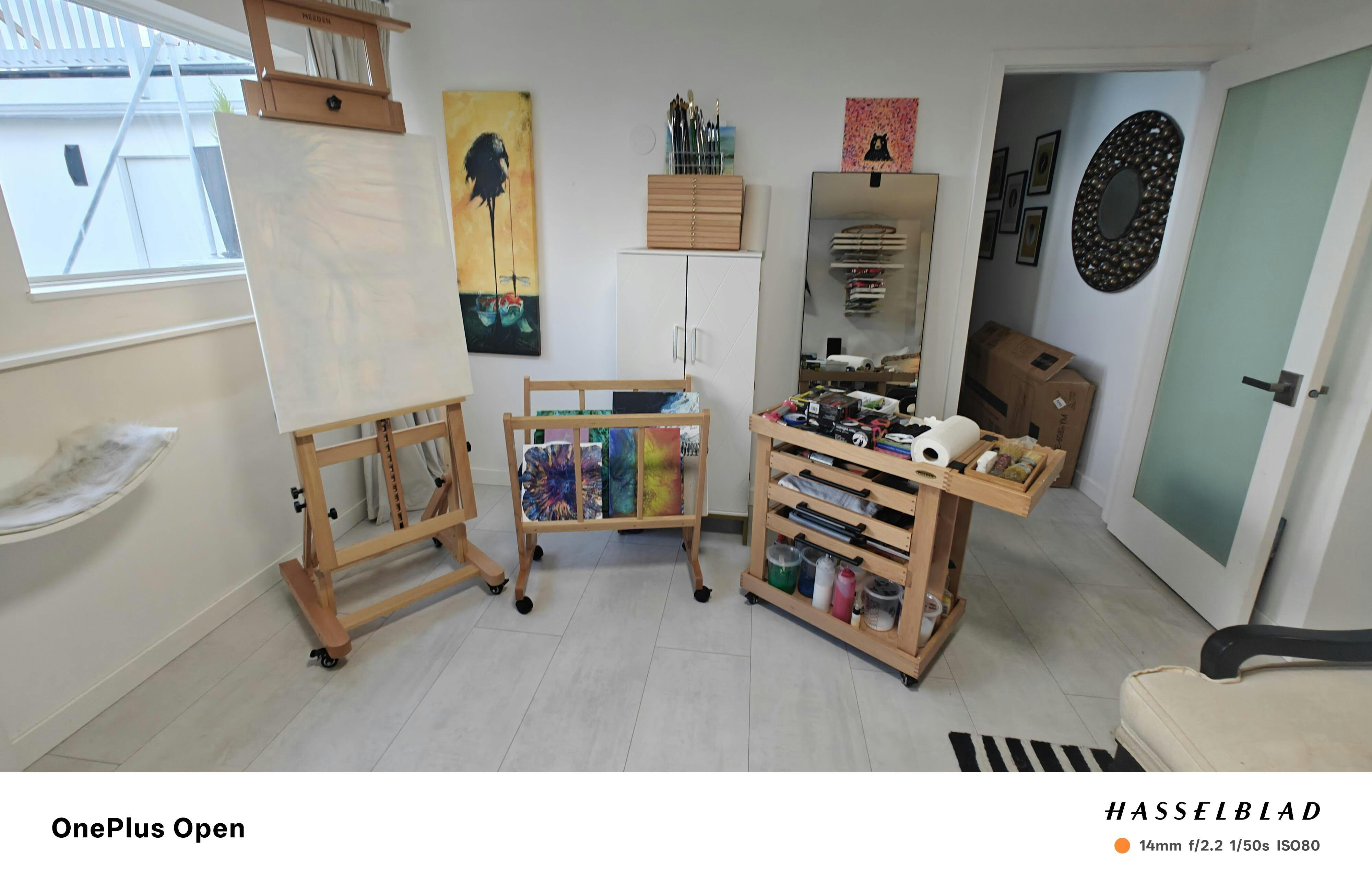 MEEDEN Wood Large Print Rack with Castors - MEEDEN ART