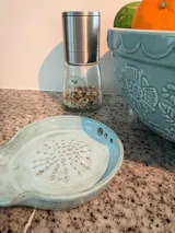 PRE-ORDER 2: 3-in-1 Garlic & Ginger Grater — with Herb Stripper & Spoon Rest