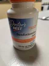 Doctor's Best Benfotiamine 300 300mg 60 VCaps - Dietary Supplement