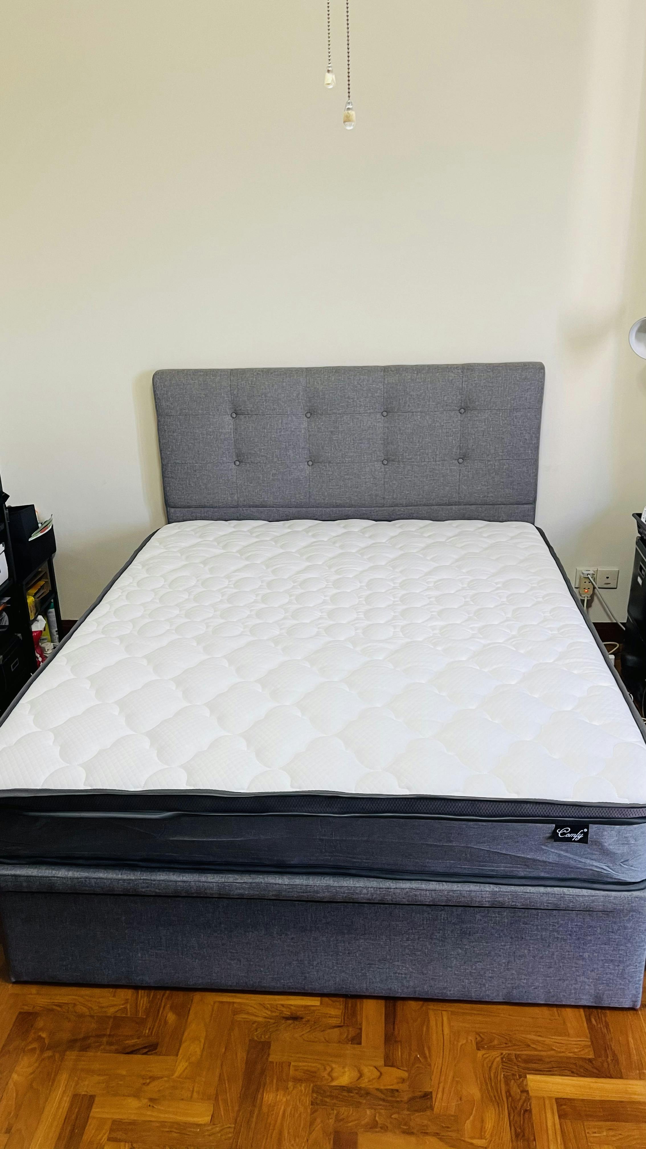 Buy affordable Somnuz Comfy 10 Inch Individual Pocketed Spring Mattress