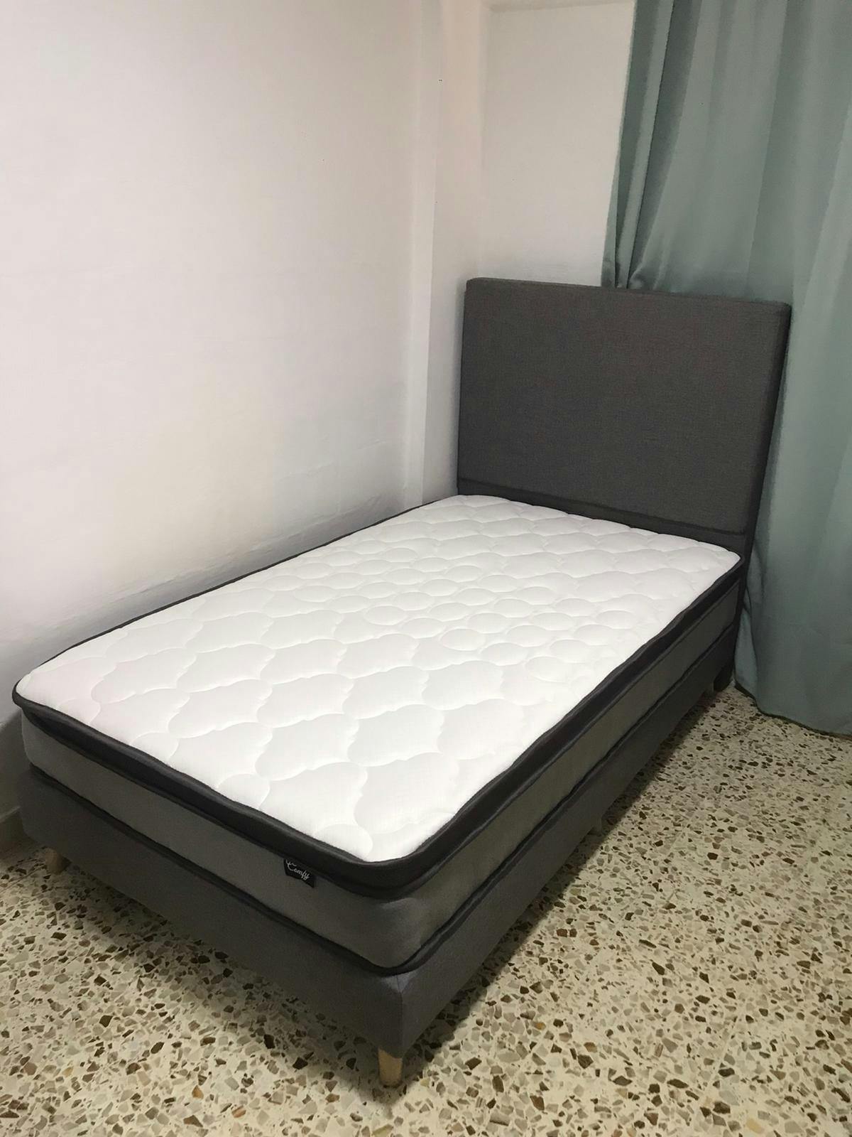 Drew Wooden Bed – Megafurniture