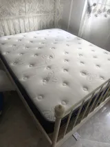 Somnuz® Comfort Night 12 Inch Water Repellent Teflon Fabric Latex Individual Pocketed Spring Mattress