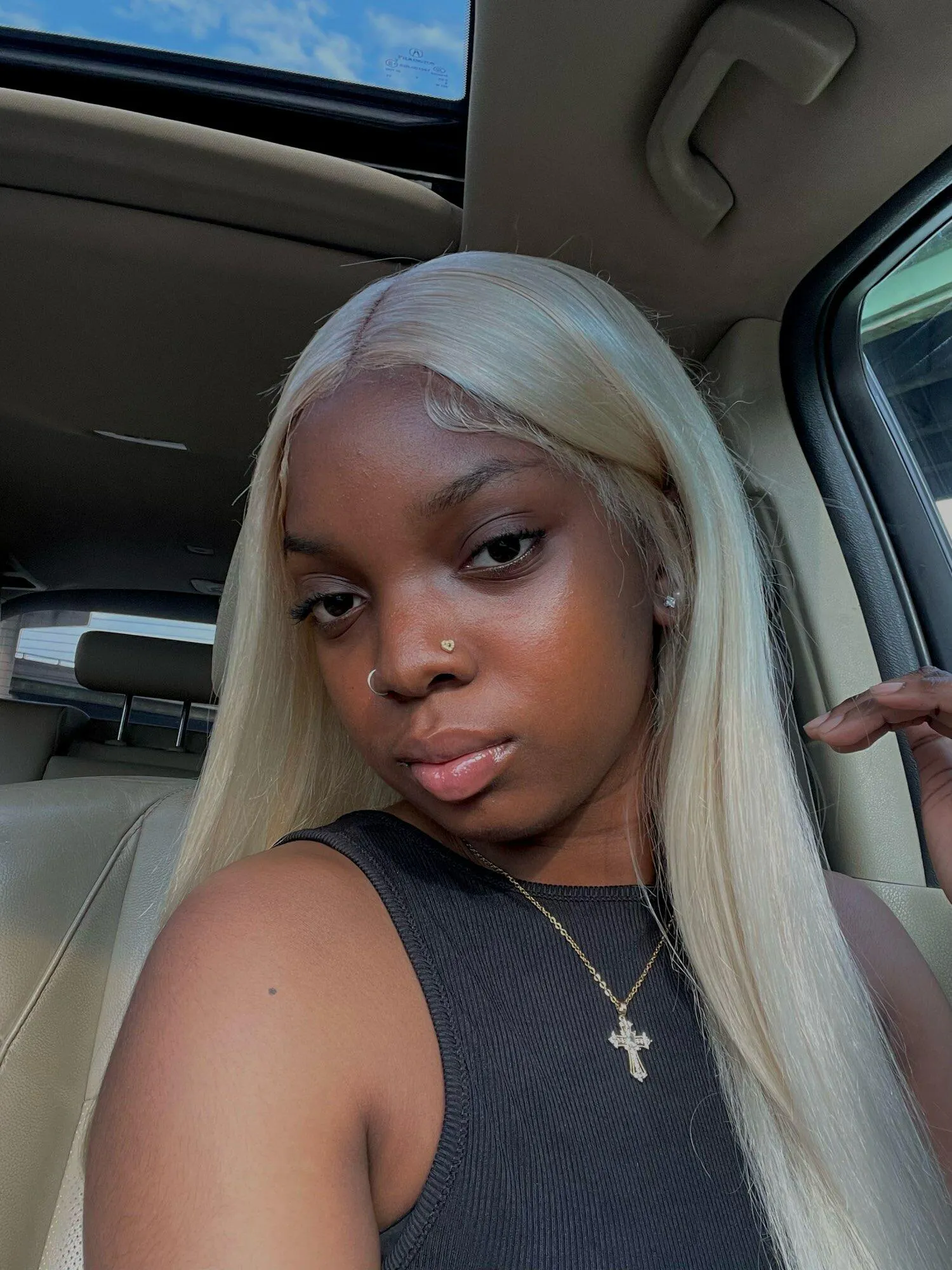  613 Blonde Lace Front Straight Body Wave Human Hair Wigs 4x4 13x4 Lace