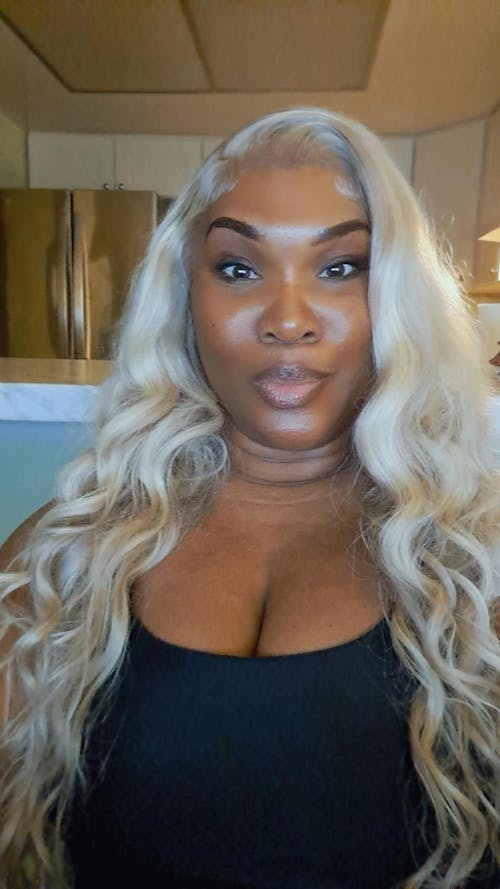 Megalook 6x5 Invisible Knots & 13x4 Lace Frontal Blonde Highlight Loose Body Wave Wigs Invisible Knots