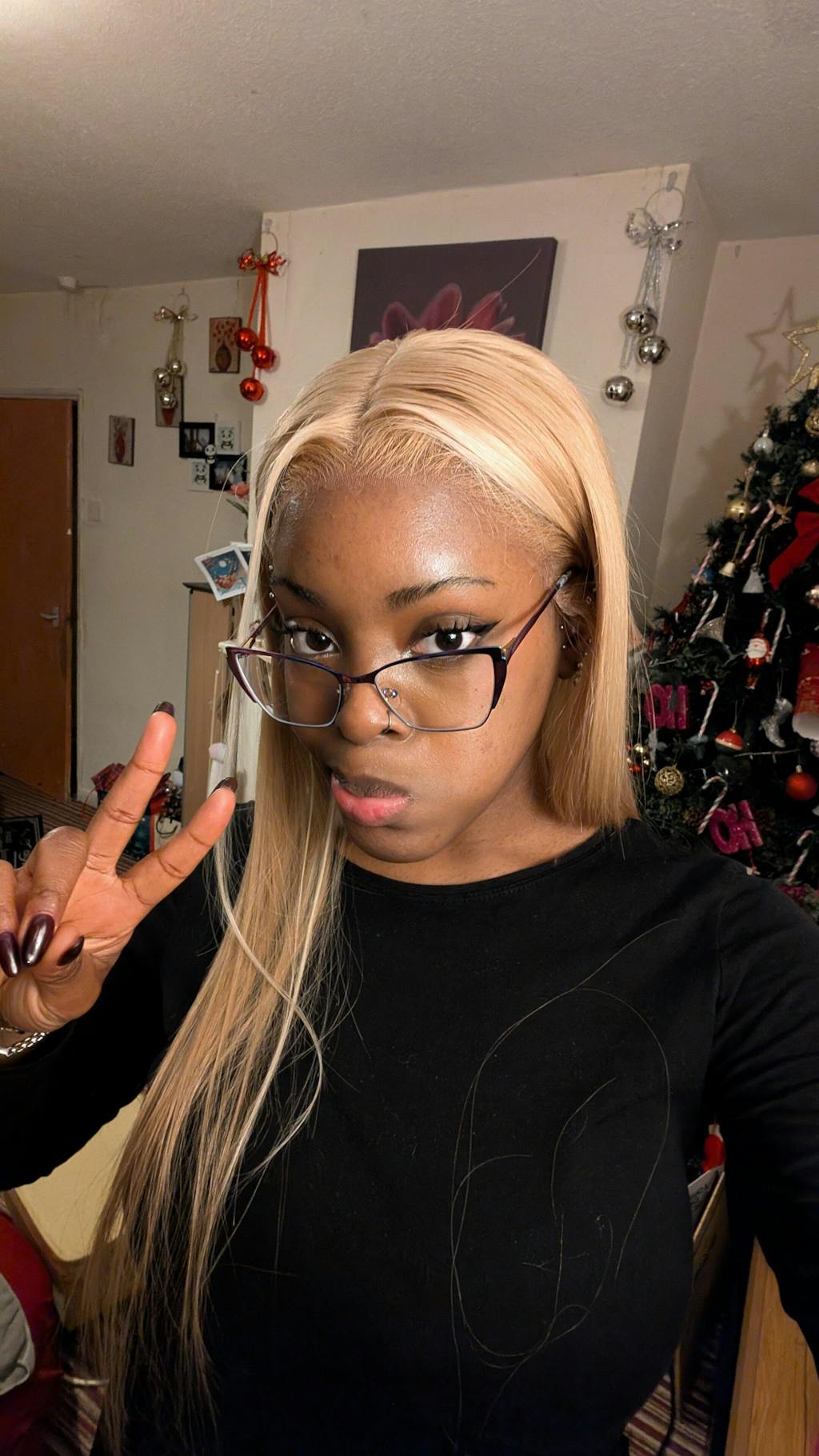 Megalook 13x6 Three-Go™ Milk Tea Brown With Highlight Glueless  Body Wave With Drawstring 100% Human Hair Wig