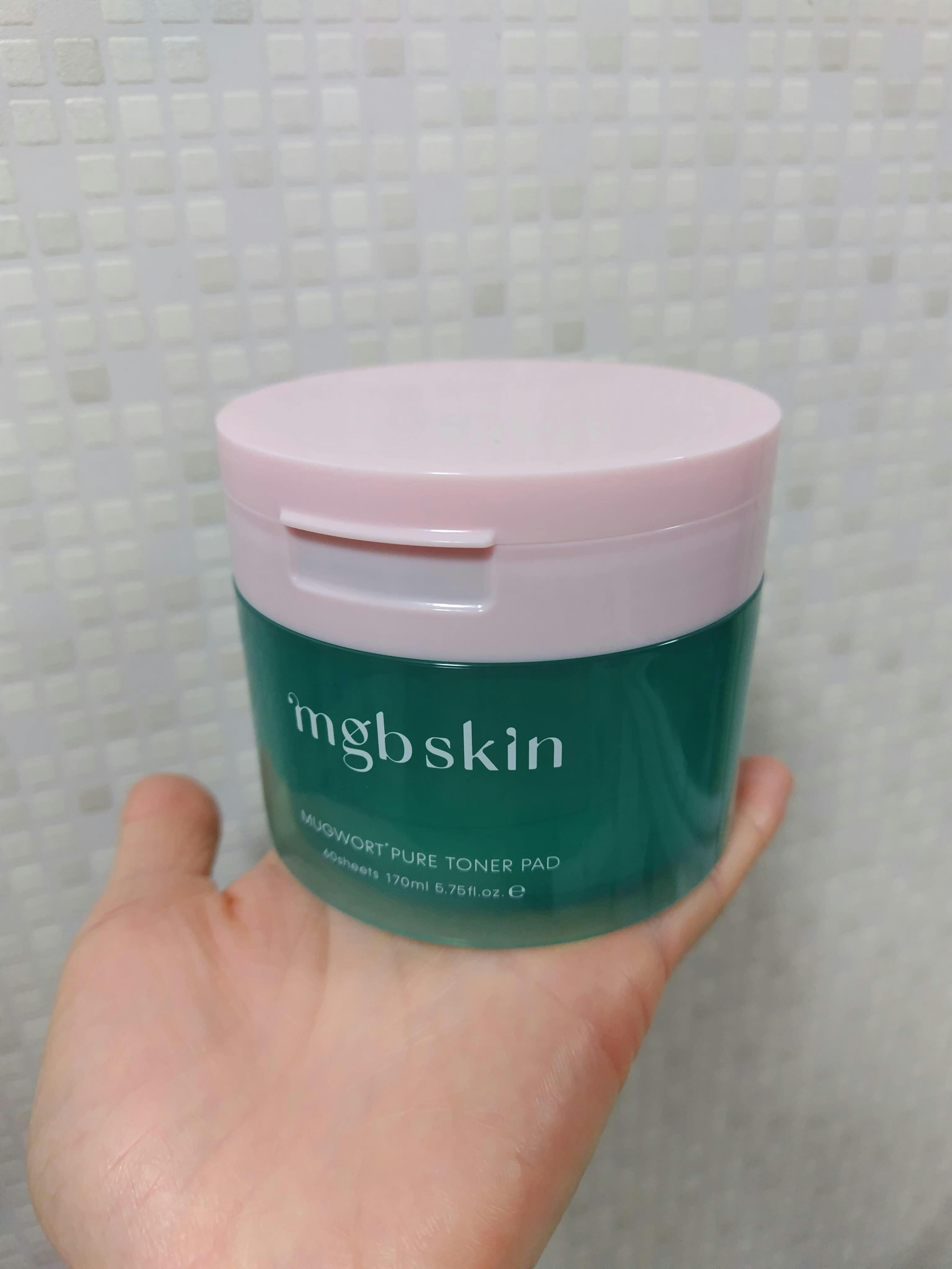 公式】 mgb skin MUGWORT PURE TONER PAD 170ml / 60枚