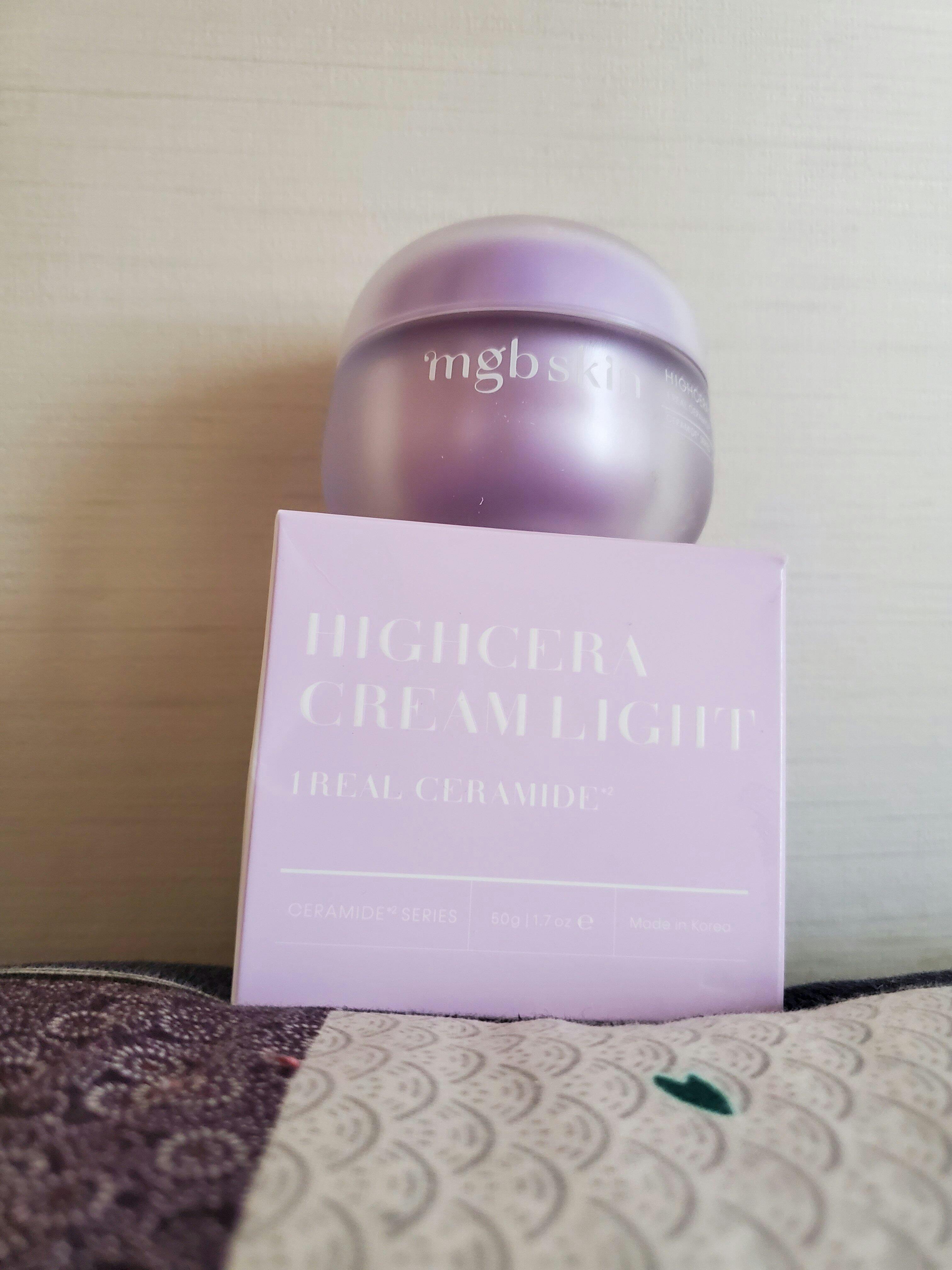 新品 megoodbeauty ハイセラクリーム ライト 公式】mgb skin HIGHCERA CREAM LIGHT ｜ハイセラクリーム