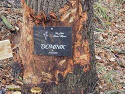 Personalisierte Gedenktafel für Menschen