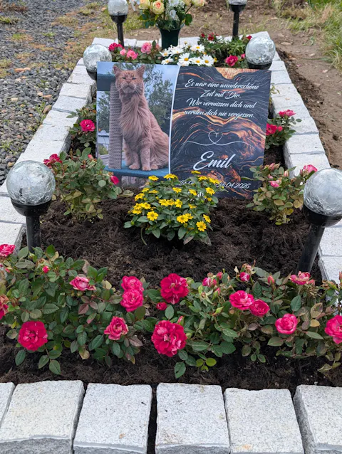 Personalisierte Gedenktafel für Hunde