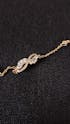 1k Gold Plated Sterling Silver Dainty Infinity Bracelet