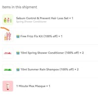 Free Frizz Fix Kit (100% off)
