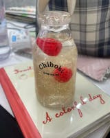 Strawberry Glitter Land Squishy Bottle Fidget Toy