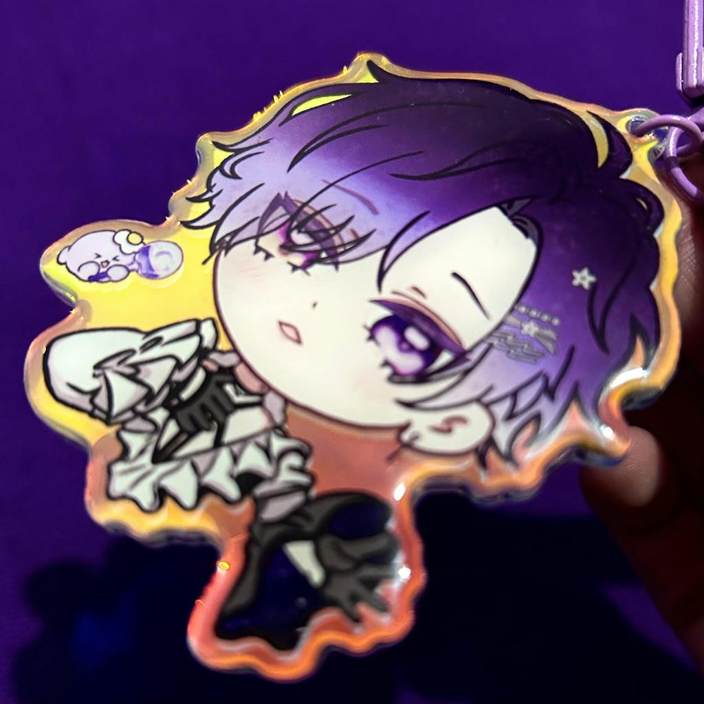 Custom Rainbow Acrylic Keychains/Charms