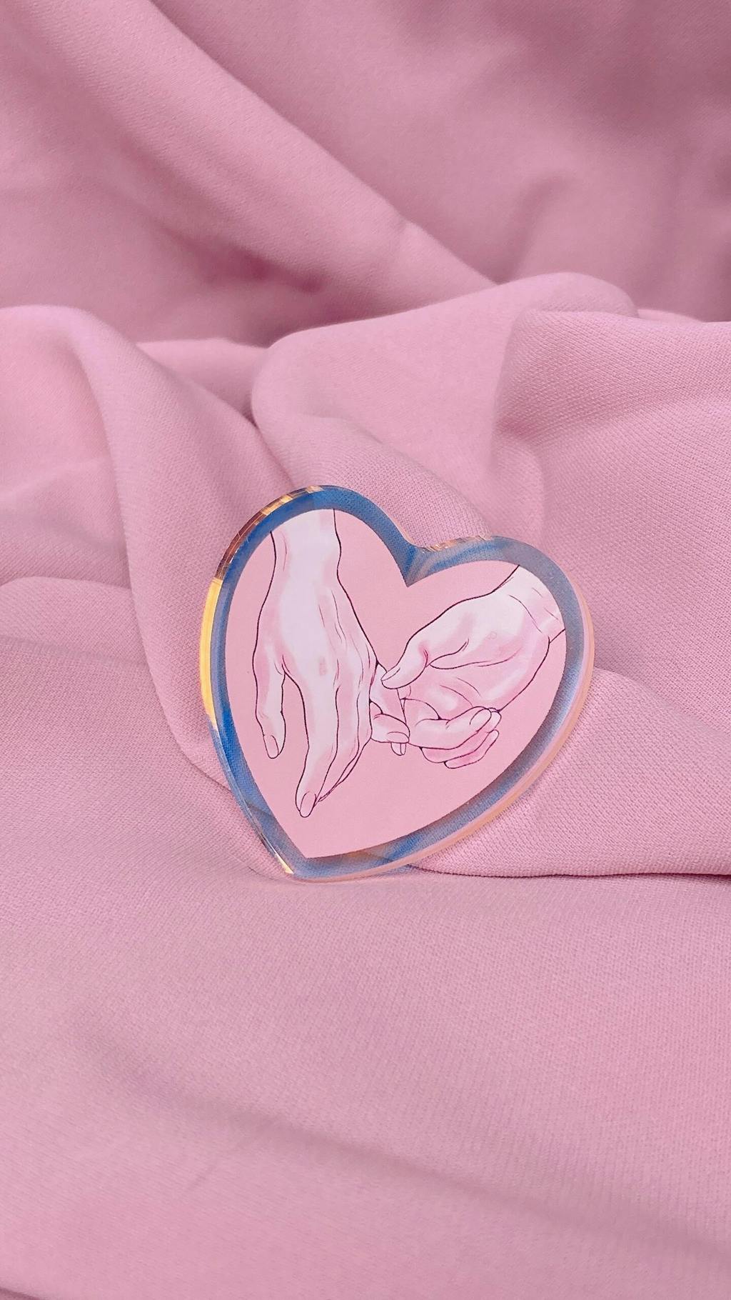 Custom Clear Acrylic Pins