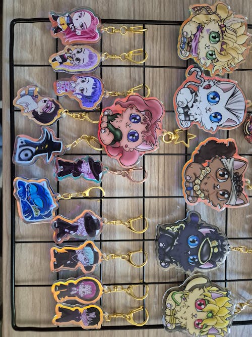 Custom Epoxy Acrylic Keychains/Charms