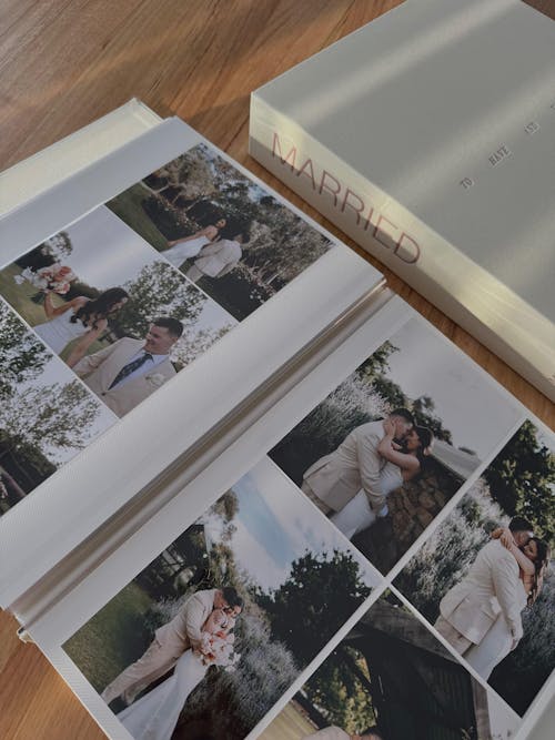MARRIED Photo Album & Keepsake Box