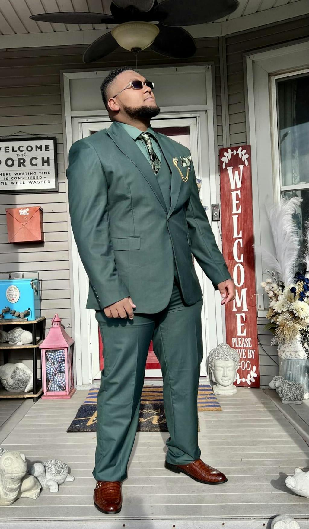 Menseventwear Fashion 3 Pieces Mens Suit Flat Notch Lapel Tuxedos (Blazer+vest+Pants)