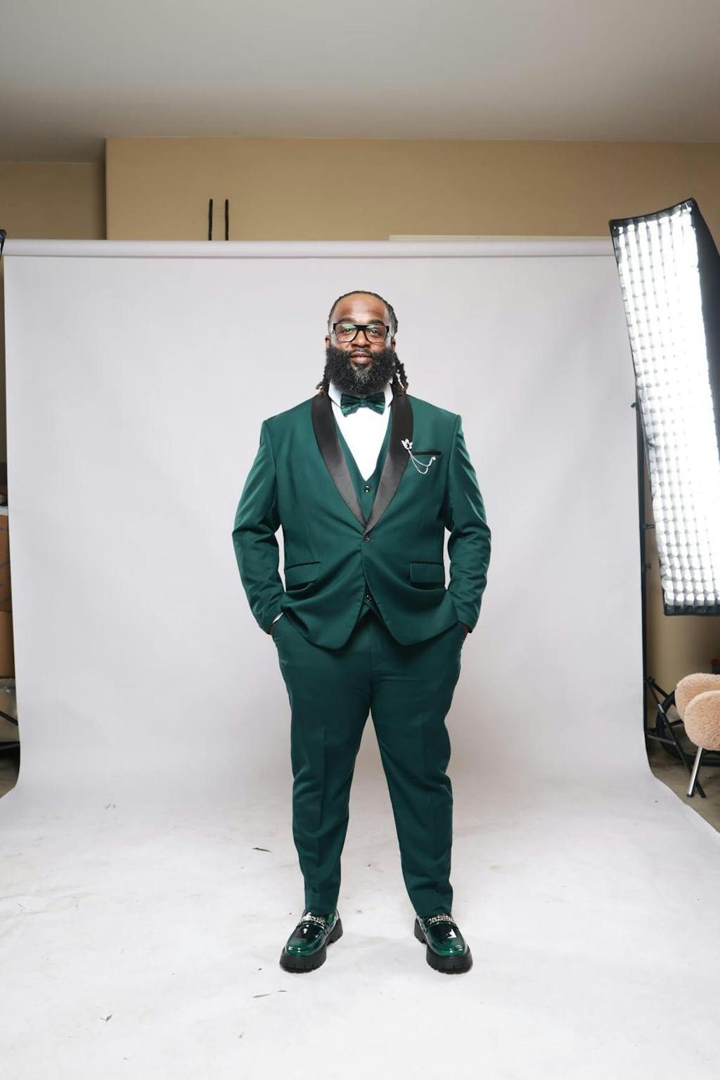 Menseventwear Formal 3 Pieces Mens Suit Flat Shawl Lapel Tuxedos (Blazer+vest+Pants)