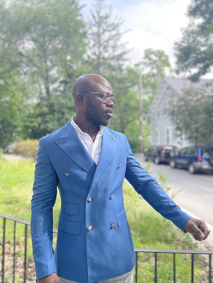 Formal 2 Pieces Mens Suit Flat Peak Lapel Tuxedos For Wedding (Blazer+Pants)