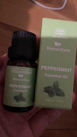 Peppermint Essential Oil Dropper Bottle for Migraine & Headache Support, Refreshing and Calming, 10ml
