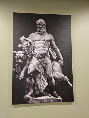 CLASSIC 'HERCULES VS CERBERUS' Canvas