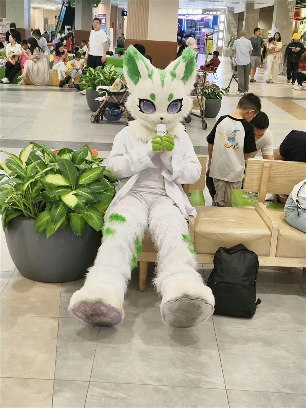 Replacement fursuit fursuit pseudo straight leg cover