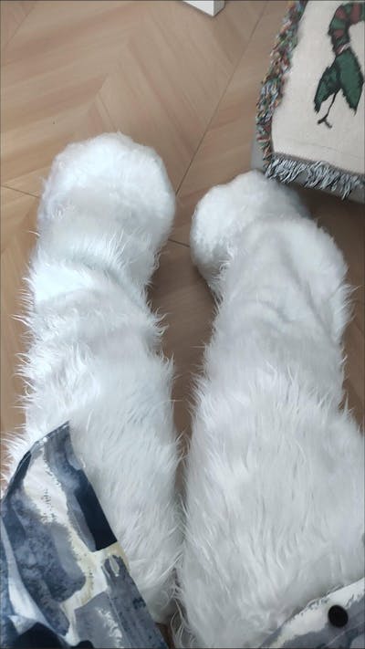 Replacement fursuit fursuit pseudo straight leg cover