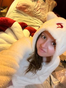 Kawaii Nine-Tailed Fox Hooded Pajamas Set