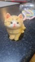 Furry Sitting Kitten Kitty Cats Animal Handmade Taba Squishy | Squeezable Stress Relief Fidget Toy